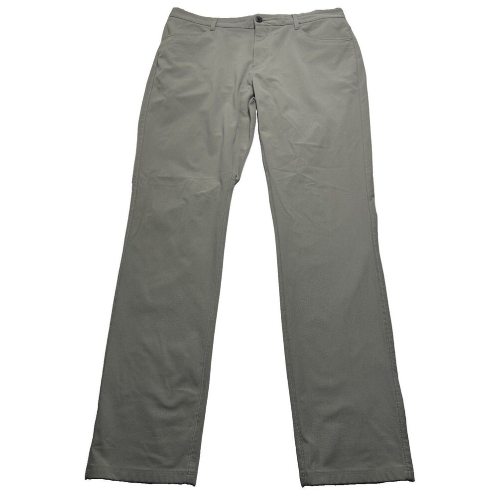 Men's Vuori Meta Pant Size 34 x 32 Grey #V430